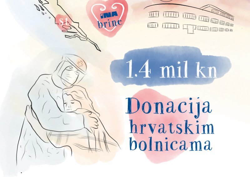INA donira 1,4 milijuna kuna zdravstvenim institucijama