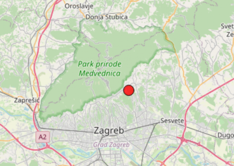 Zagreb zatresao još jedan slabiji potres