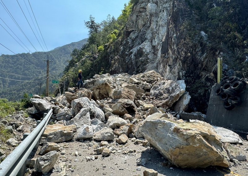 Preživjeli o potresu na Tajvanu: 'S planine je krenula 'kiša' kamenja'
