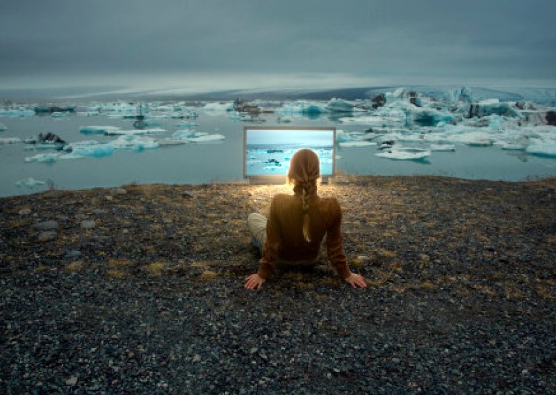 Šveđani grade ogromni ekran od leda