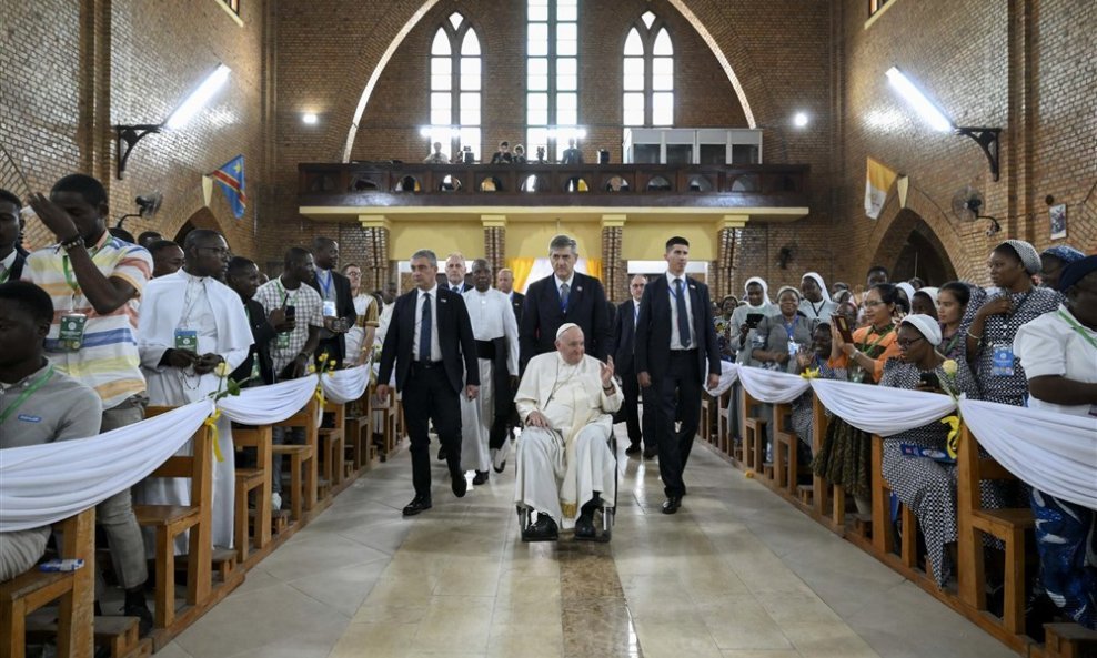 Papa Franjo u Kinšasi, DR Kongo
