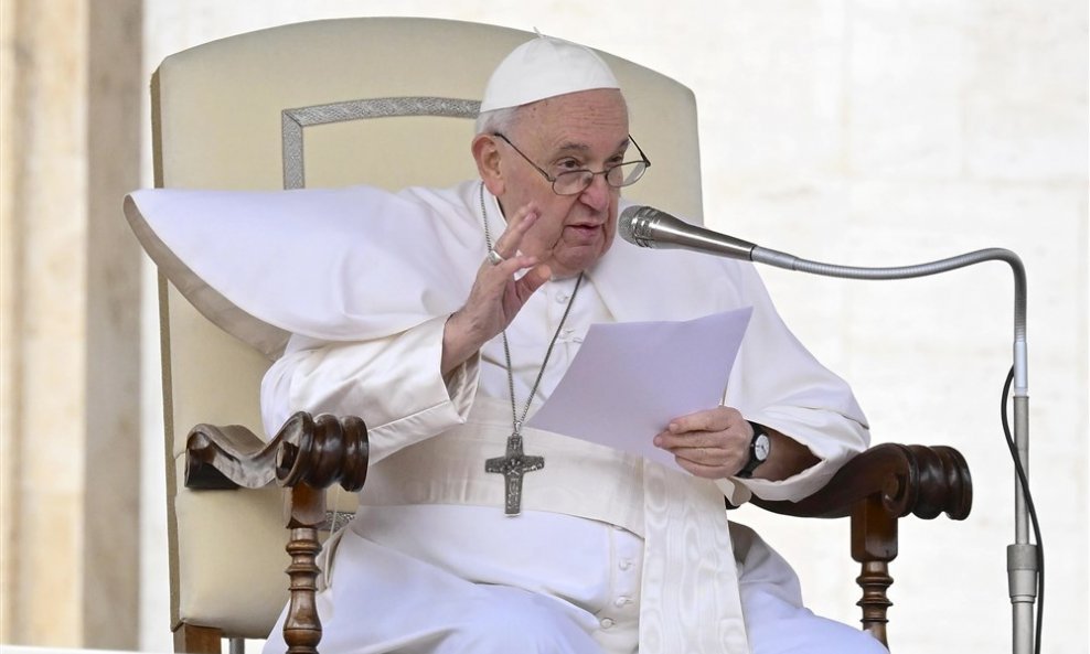 Papa Franjo na tjednoj audijenciji u Vatikanu