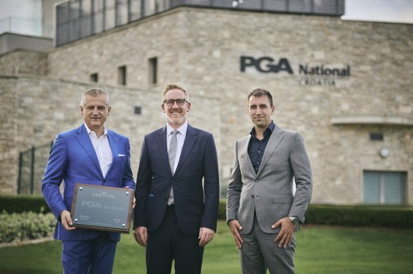 Željko Stašević Cluster General Manager, Duncan Rougvie (Head of Commercial - The PGA), Dean Dužaić Golf Course Manager